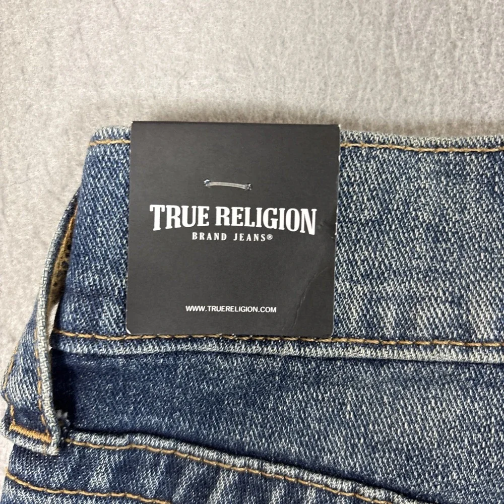 True Religion Men's Rocco Relaxed Skinny Jeans Shorts Size 30 NWT